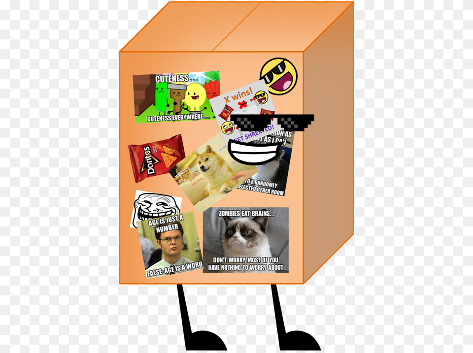Box Of Memes Pose Doge Head Latex Mask, Adult, Person, Man, Male Free Png Download
