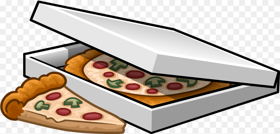 Box Of Pizza Pizza In A Box Clipart, Food, Lunch, Meal, Blackboard Png Image