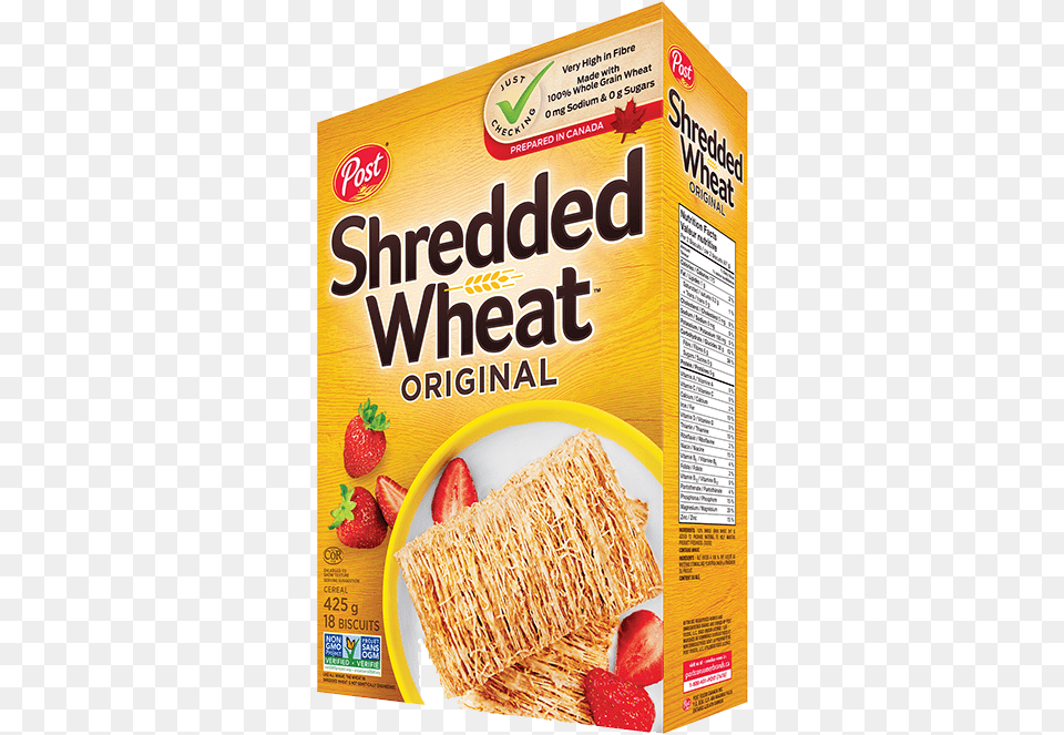 Box Of Shredded Wheat Original Post Foods Post Shredded Wheat Big Biscuit, Berry, Food, Fruit, Plant Free Png Download