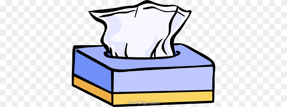 Box Of Tissues Royalty Vector Clip Art Illustration, Paper, Paper Towel, Tissue, Towel Free Transparent Png