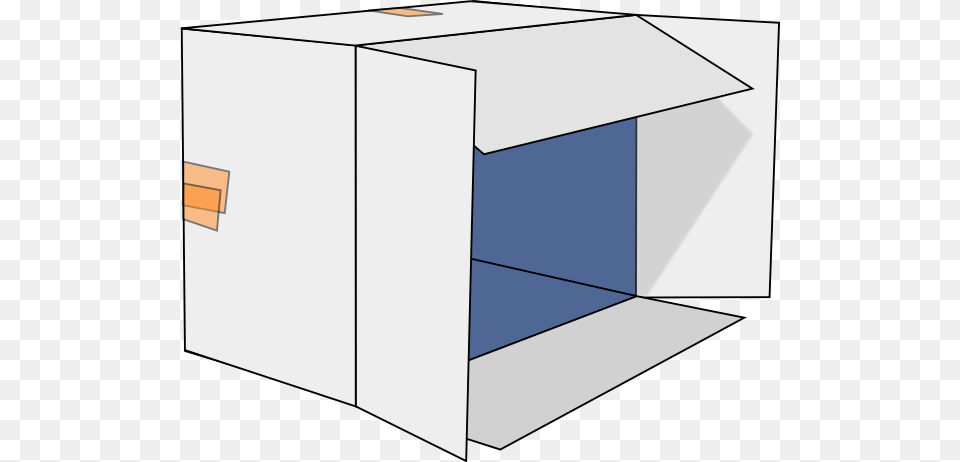Box On Its Side, Cardboard, Carton, Furniture, Cabinet Free Transparent Png