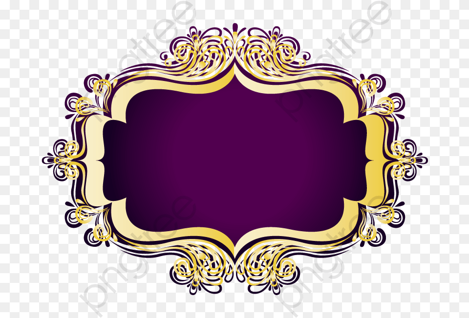 Box Pattern Text Box Design Clipart Transparent Gold Design Box, Chandelier, Lamp, Purple Free Png Download