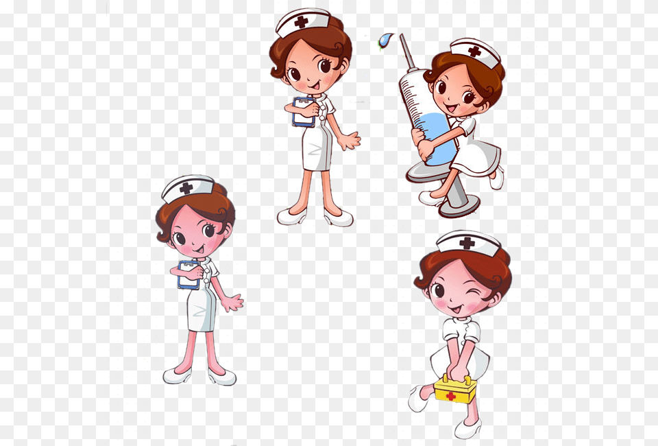 Box Physician Nursing Nurses Hospital Creative Medicine Nurse Animation, Baby, Book, Publication, Comics Png Image