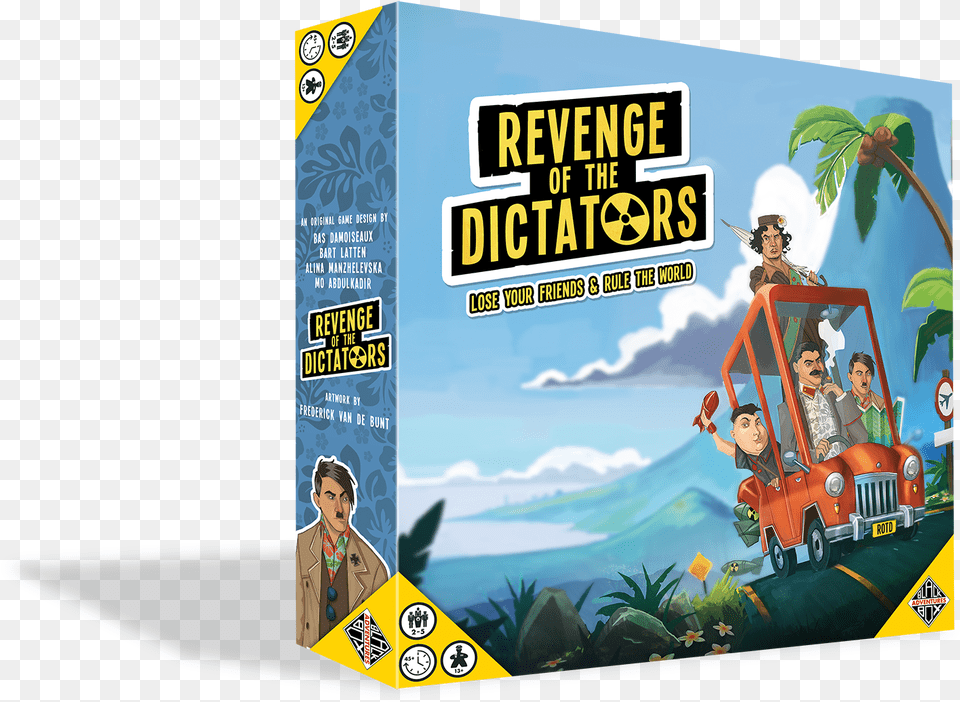 Box Rotd Revenge Of Dictator Board Game, Advertisement, Poster, Person, Machine Png Image