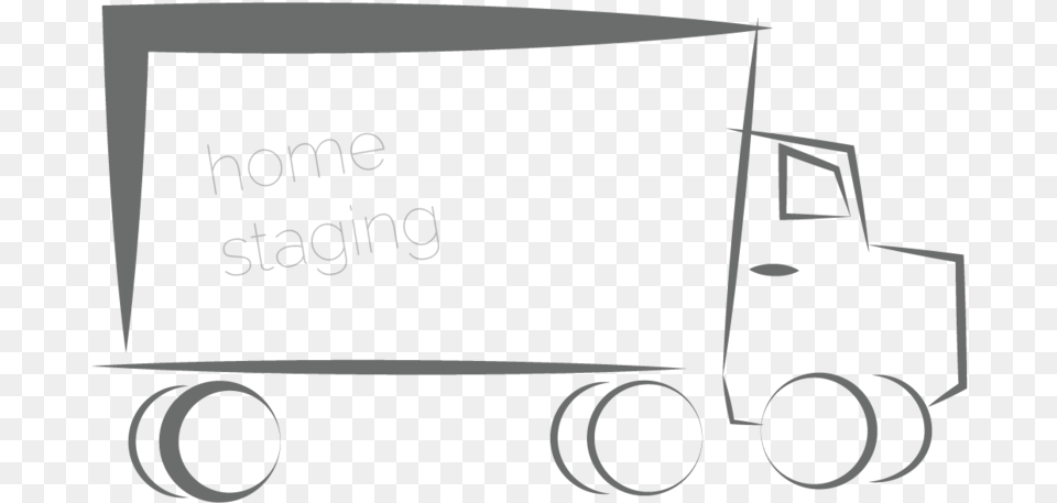 Box Truck Line Art, Transportation, Vehicle, Trailer Truck Png