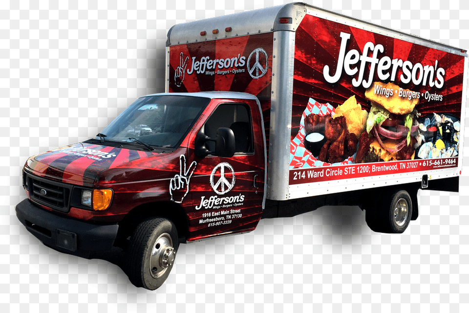 Box Truck Wraps Vehicle, Advertisement, Moving Van, Transportation, Van Free Png