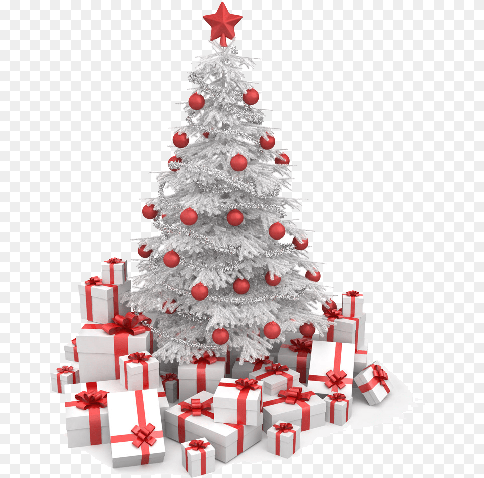 Box White Tree Christmas Gift Clipart Hd Clipart Christmas Tree Amp Gifts, Christmas Decorations, Festival, Christmas Tree Free Png
