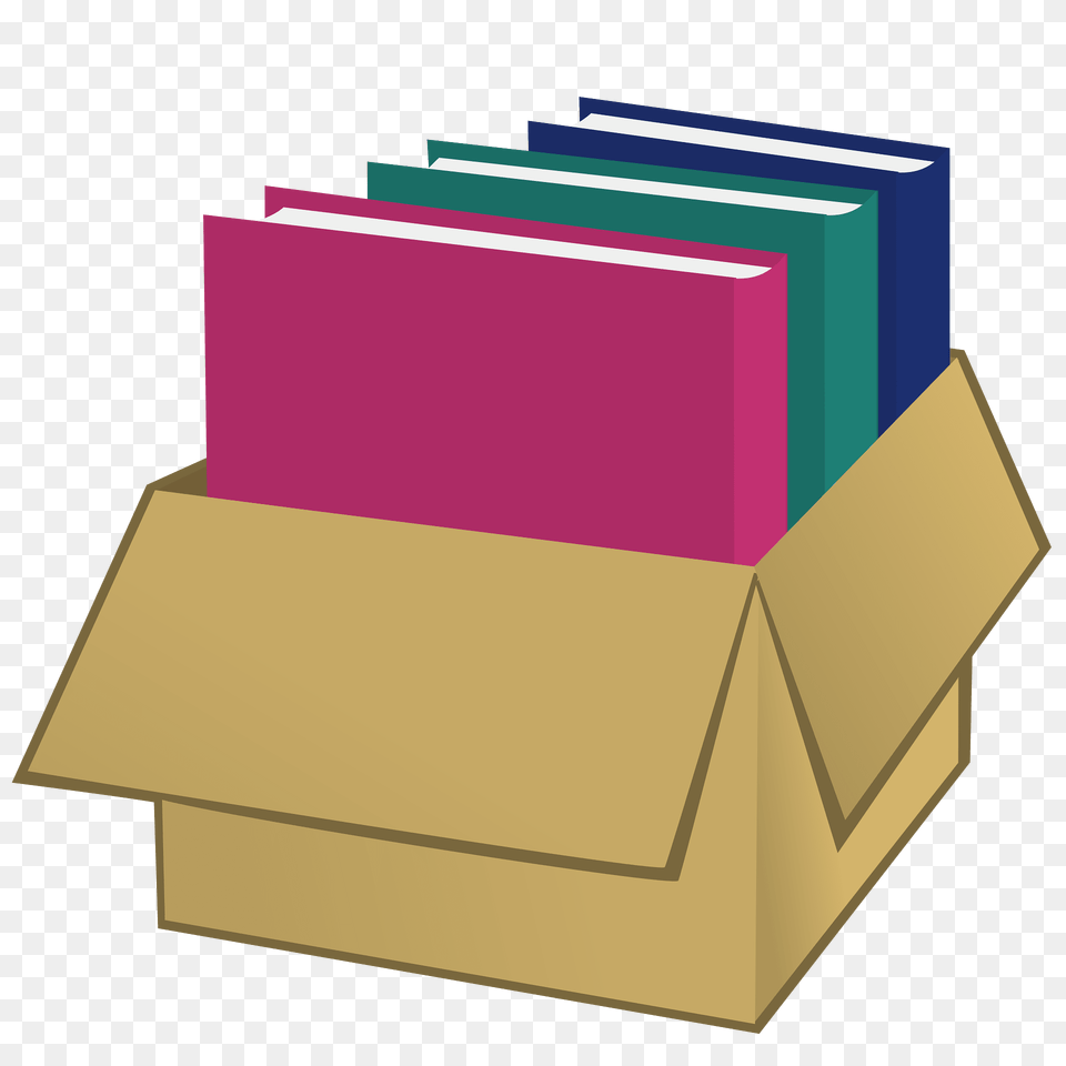 Box With Folders Clipart, Mailbox, Cardboard, Carton, Package Free Png Download