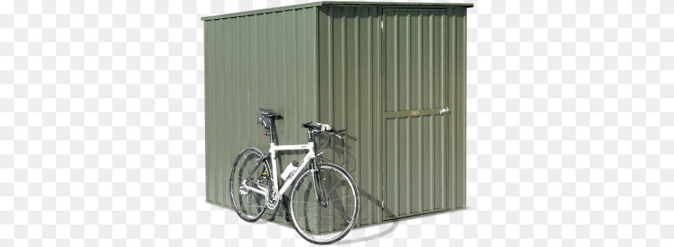 Boxed Garden Shed Shed, Bicycle, Transportation, Vehicle, Machine Free Transparent Png