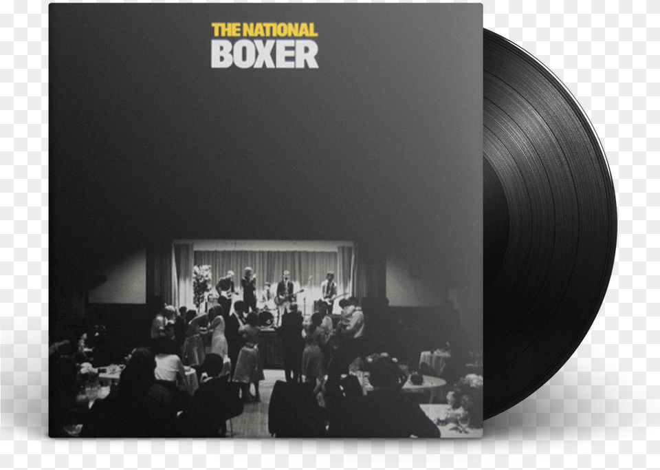 Boxer 12 Vinyl Black Music The National Online Store National Boxer Vinyl, Person, People, Indoors, Musical Instrument Free Transparent Png