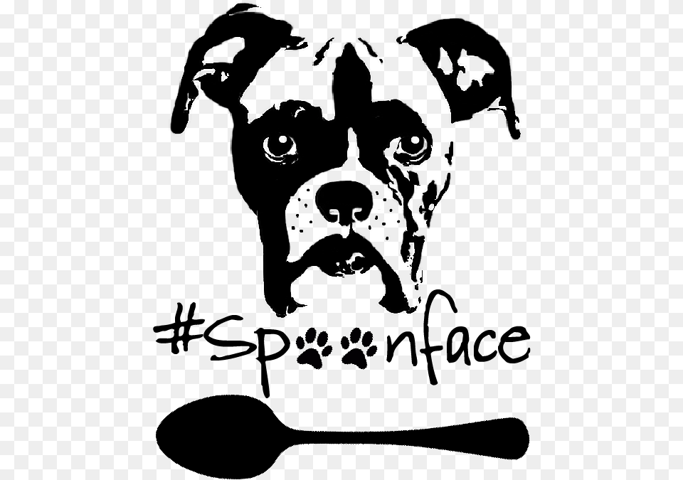 Boxer, Cutlery, Spoon, Art, Stencil Free Png Download
