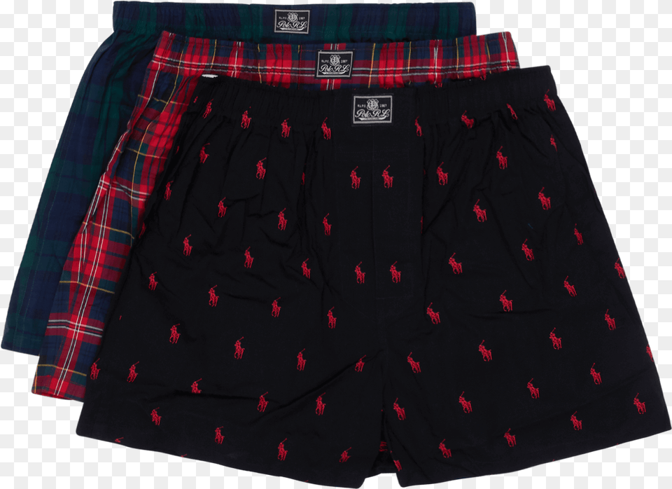 Boxer 3 Pack Miniskirt, Clothing, Shorts, Skirt, Tartan Free Png Download