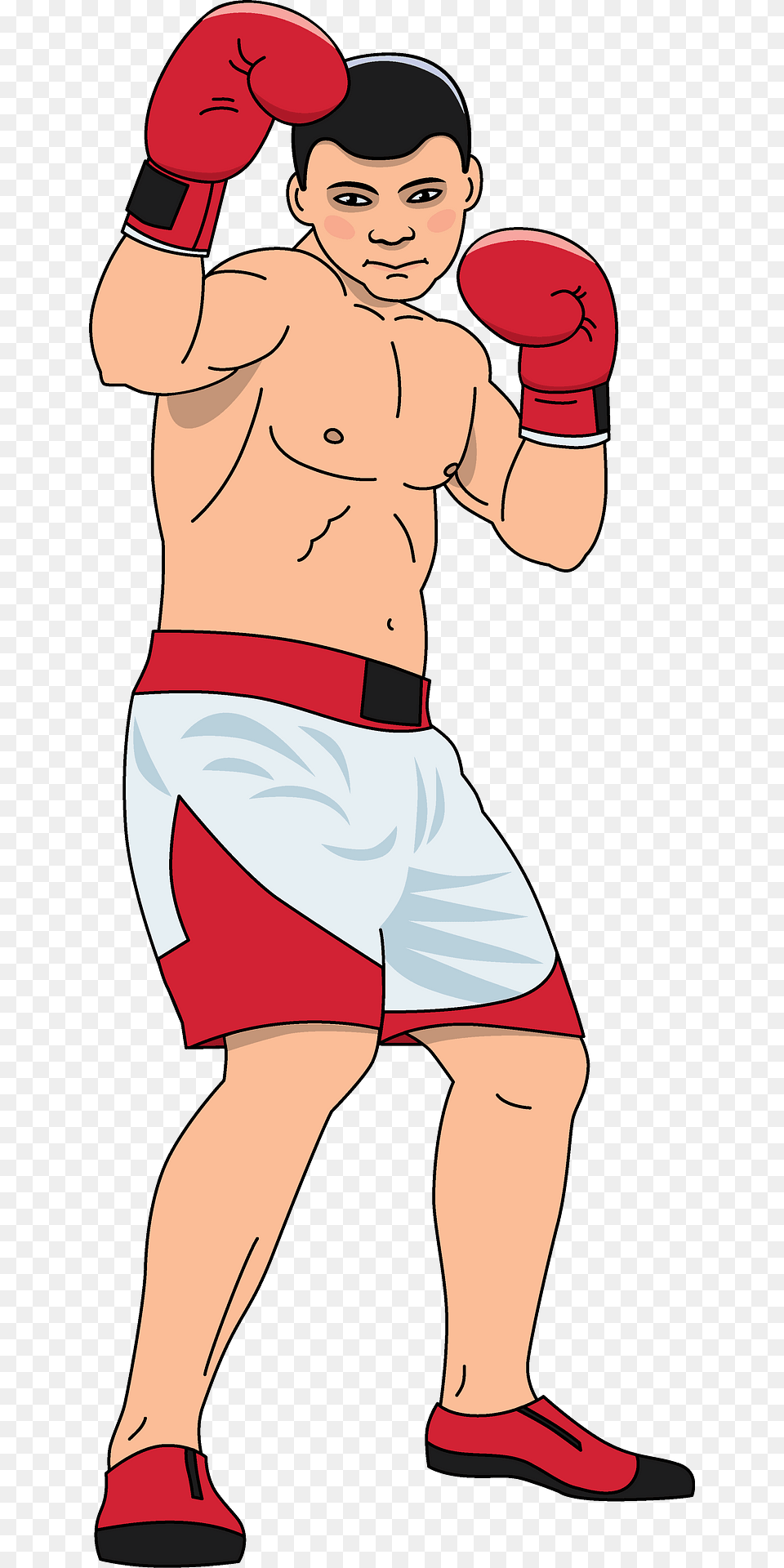 Boxer Clipart, Person, Face, Head, Clothing Png