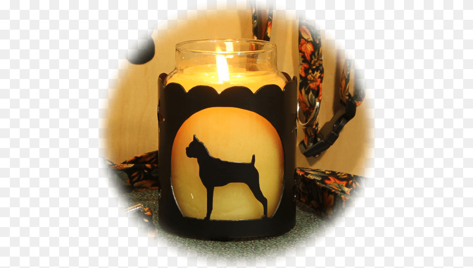 Boxer Cropped Dog Breed Jar Candle Holder Treeing Feist, Animal, Canine, Mammal, Pet Free Png Download