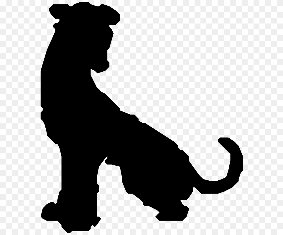 Boxer Dog Clip Art, Gray Free Png Download