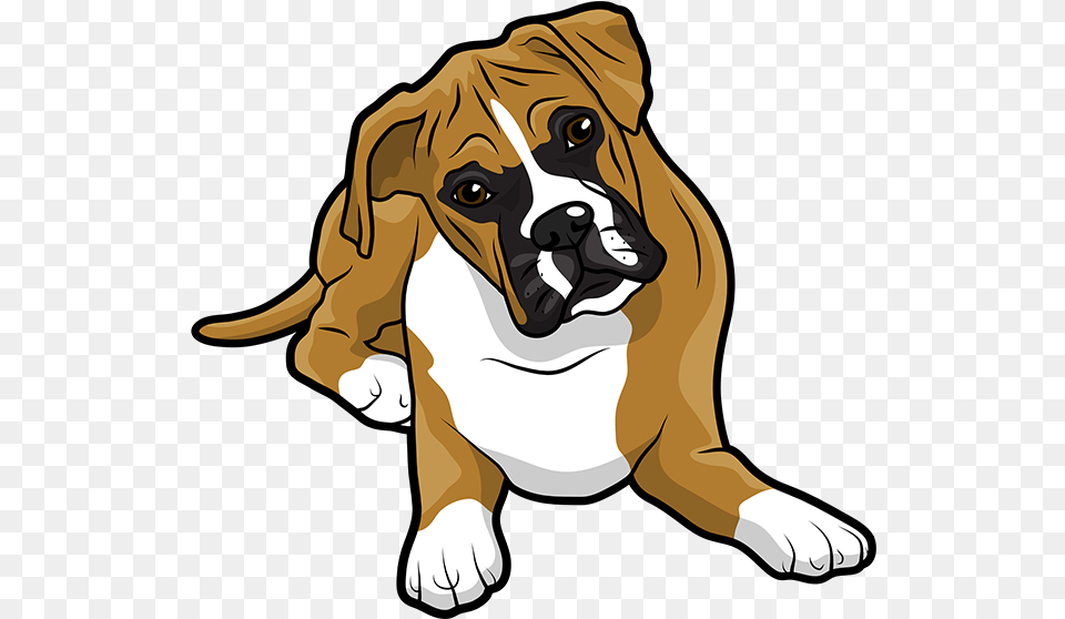 Boxer Emoji Amp Stickers Messages Sticker 4 Clipart Dog Boxer Clip Art, Animal, Mammal, Canine, Bulldog Free Png