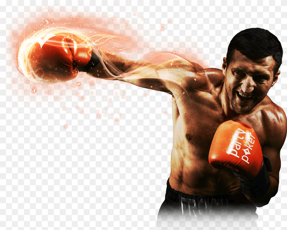 Boxer Punch Boxing Glove Punch, Clothing, Adult, Person, Man Png Image
