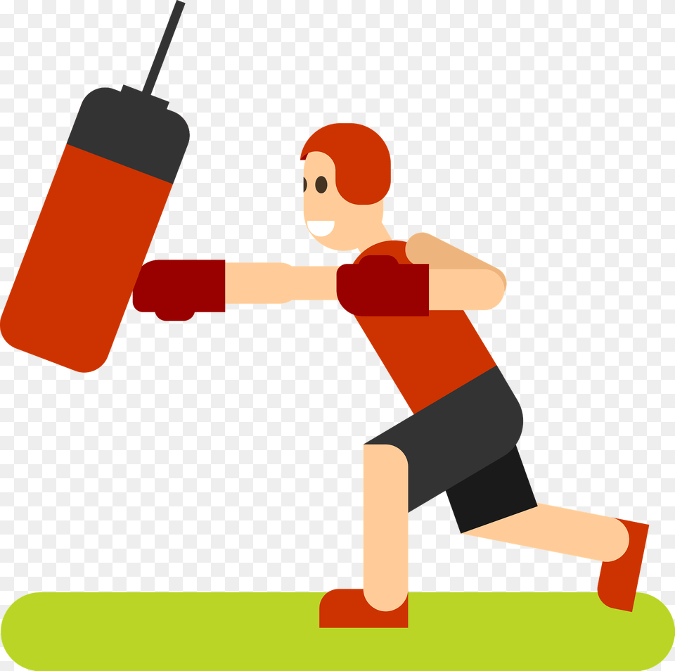 Boxer Punching Sack Clipart, Dynamite, Weapon, Face, Head Png Image