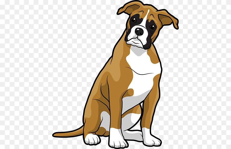 Boxer Puppy Bulldog Clip Art, Animal, Canine, Dog, Mammal Png Image