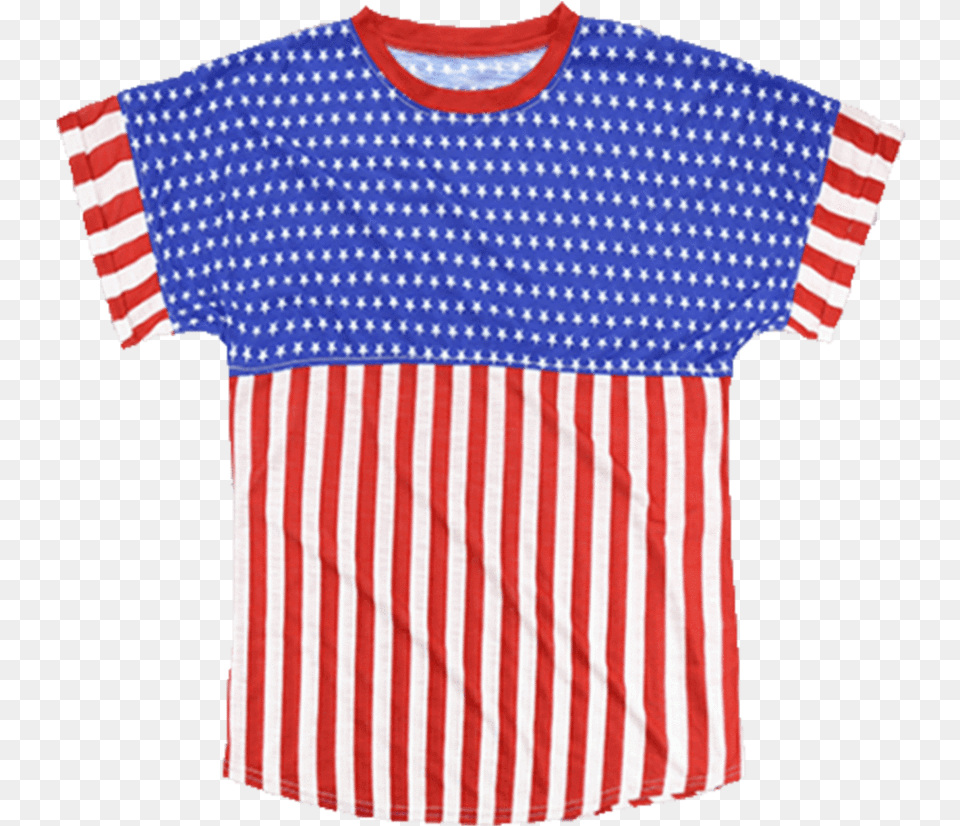 Boxercraft Usa Short Sleeve Pom Pom Pullover T Shirt, Clothing, T-shirt, Flag Png Image