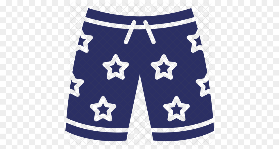 Boxers Icon Papercraft Star Templates, Clothing, Shorts Png Image