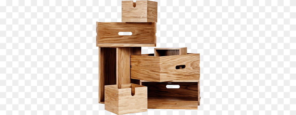 Boxes Cropped Plywood, Box, Crate, Drawer, Furniture Free Png Download