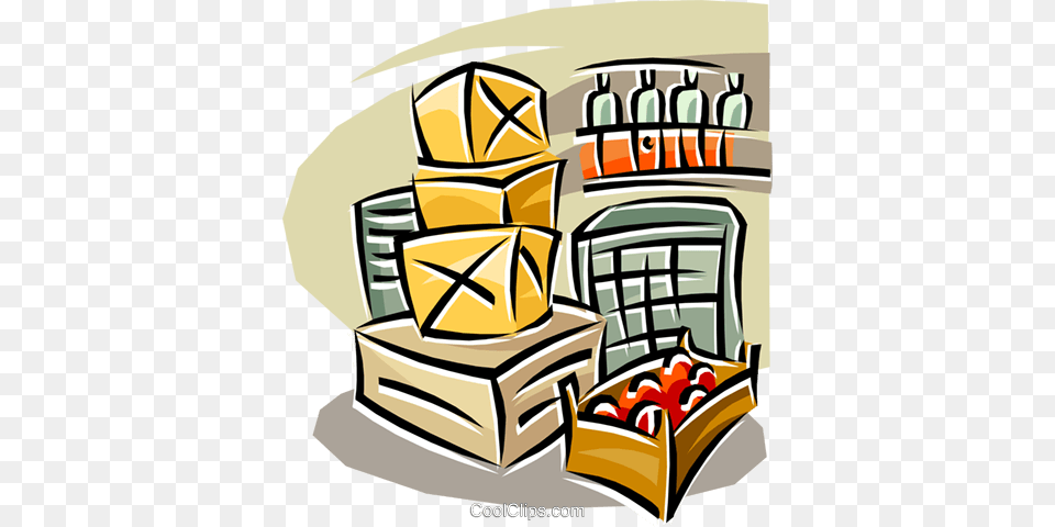 Boxes For Storage Royalty Vector Clip Art Illustration, Box Png