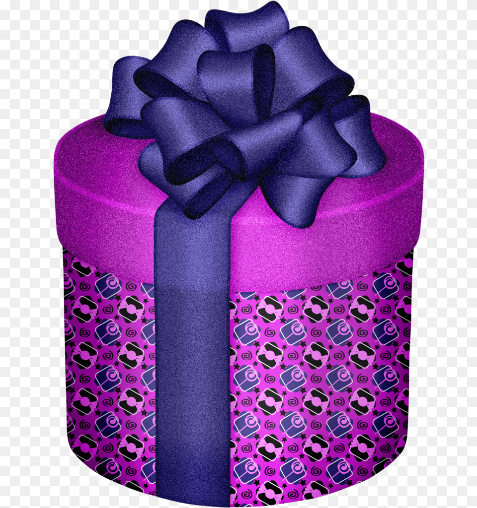 Boxes Happy Birthday Clip Art Purple, Gift Free Png