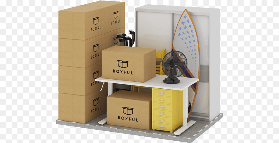 Boxful, Box, Cardboard, Carton, Package Free Png Download