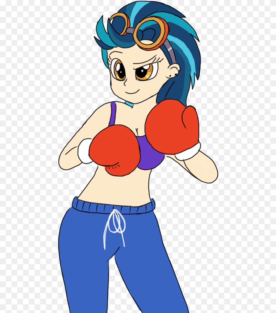 Boxing Boxing Gloves Equestria Girls Cartoon, Baby, Person, Face, Head Free Png Download