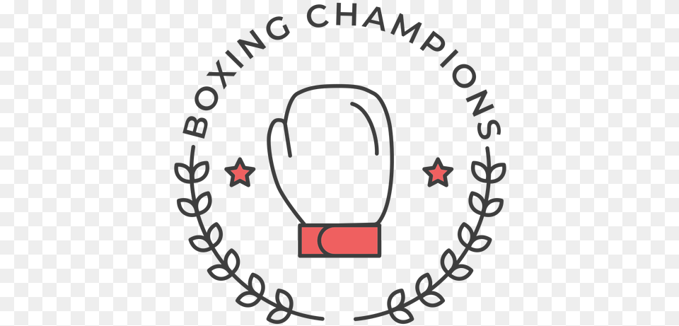 Boxing Champions Glove Star Branch Colored Luva De Boxe Desenho, Emblem, Symbol, Clothing, Pottery Free Transparent Png