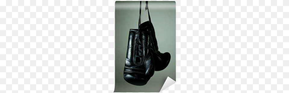 Boxing Gloves Hanging From Laces On A Grey Background Boxing, Accessories, Bag, Handbag, Purse Free Png Download