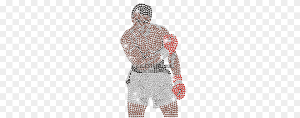 Boxing King Muhammad Ali Iron On Rhinestone Transfer Man, Armor, Accessories, Adult, Chain Mail Png Image