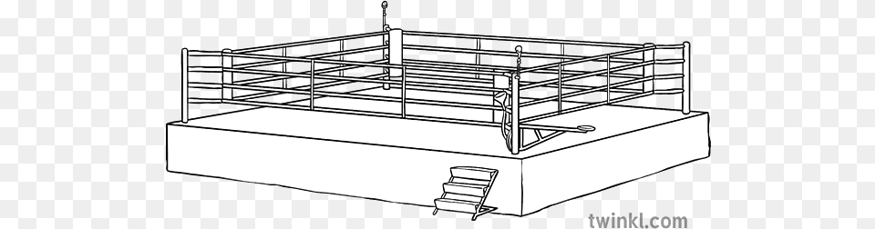 Boxing Ring Black And White Boxing Ring Coloring Pages, Furniture Png