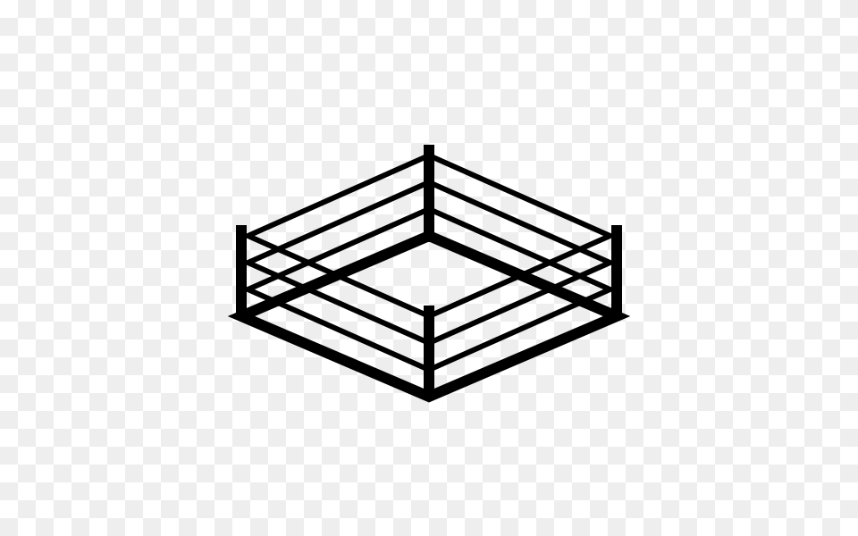 Boxing Ring Rubber Stamp Stampmore, Gray Free Png Download