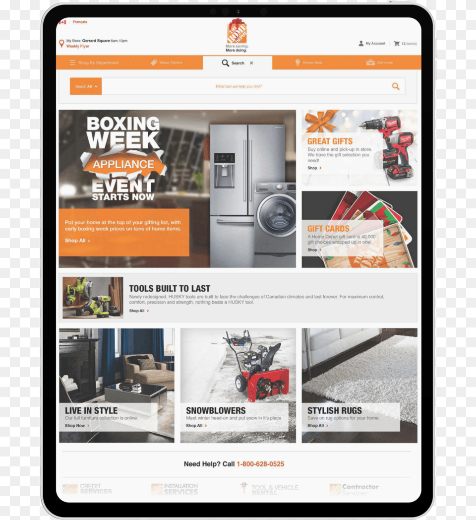 Boxing Week Ipad Mockup Online Advertising, Advertisement, Appliance, Device, Electrical Device Free Transparent Png