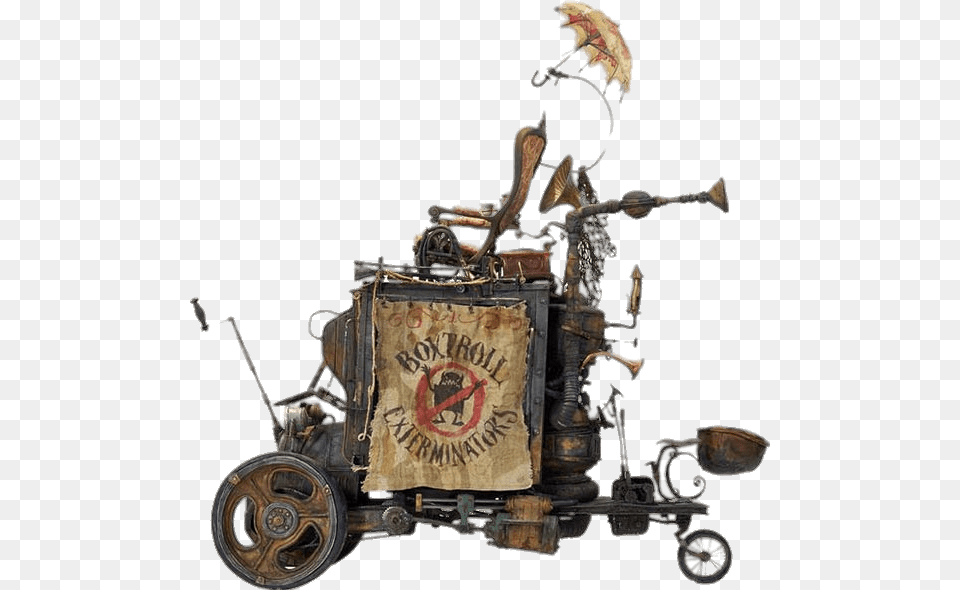 Boxtroll Exterminators Vehicle, Bronze, Bulldozer, Machine, Art Png Image
