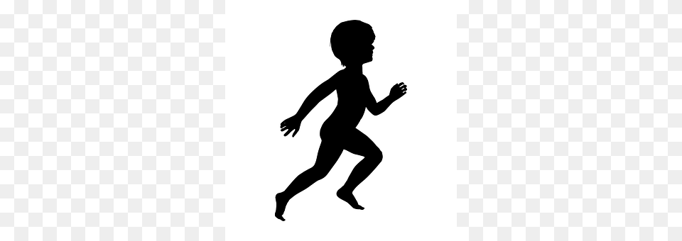 Boy Silhouette, Child, Male, Person Png Image