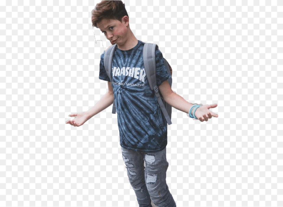 Boy, Pants, T-shirt, Clothing, Person Png Image