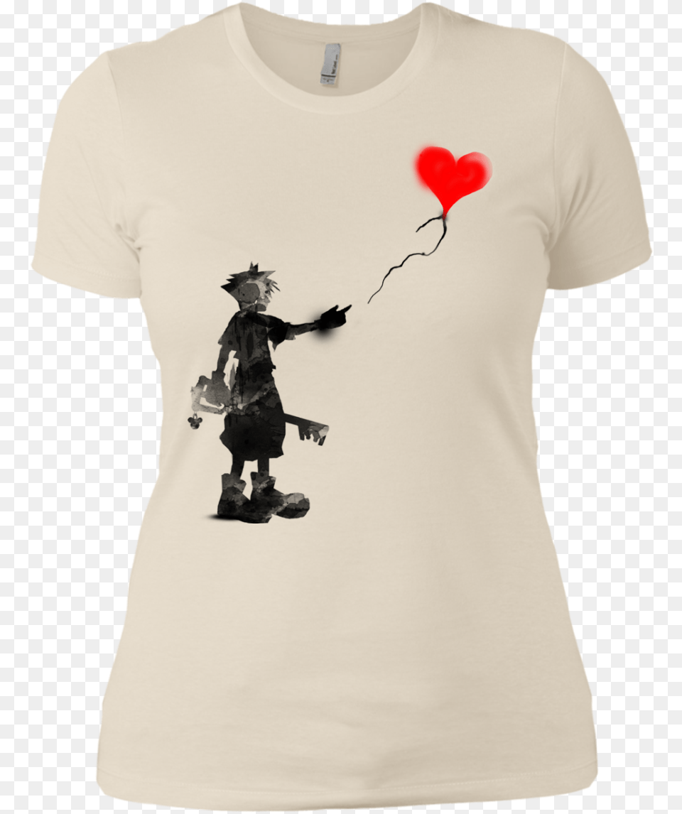Boy And Balloon Women39s Premium T Shirt T Shirt, Clothing, T-shirt, Person, Adult Free Transparent Png