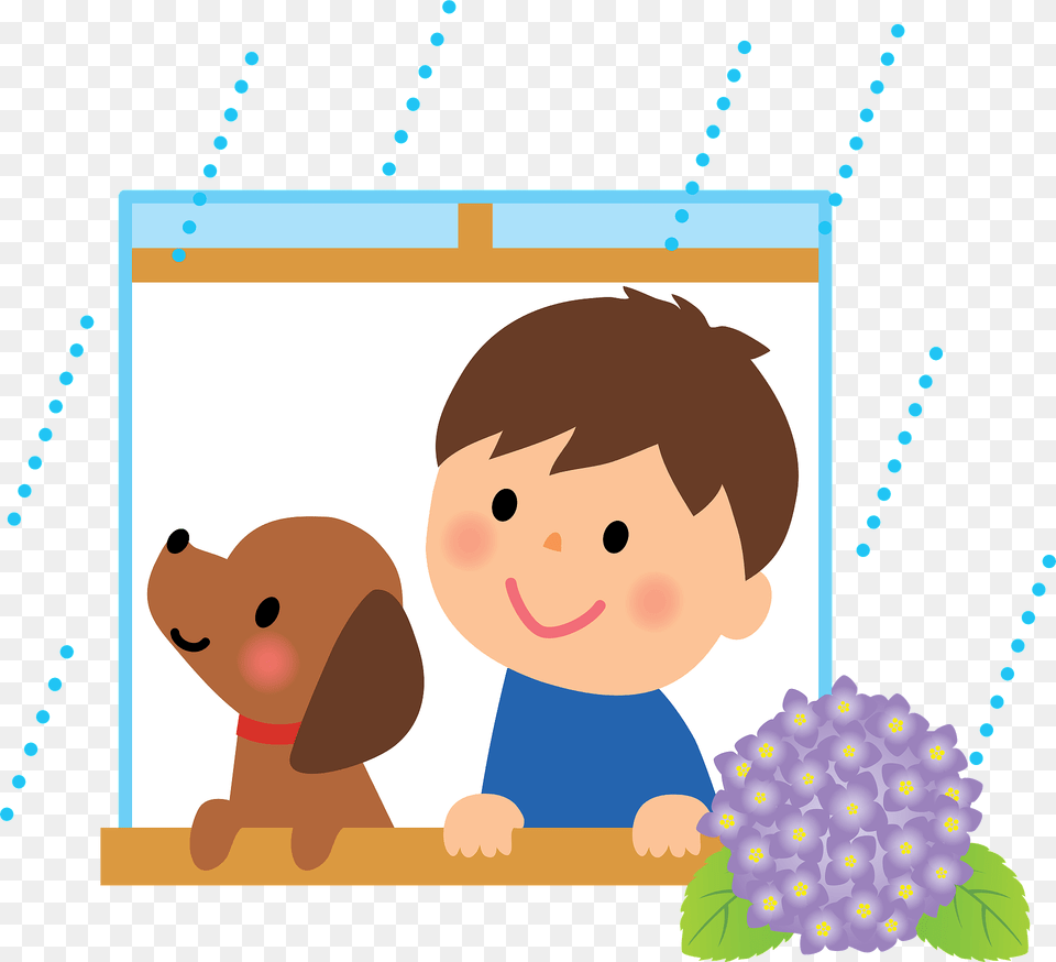 Boy And Dog Looking Out, Animal, Mammal, Wildlife, Bear Free Png Download