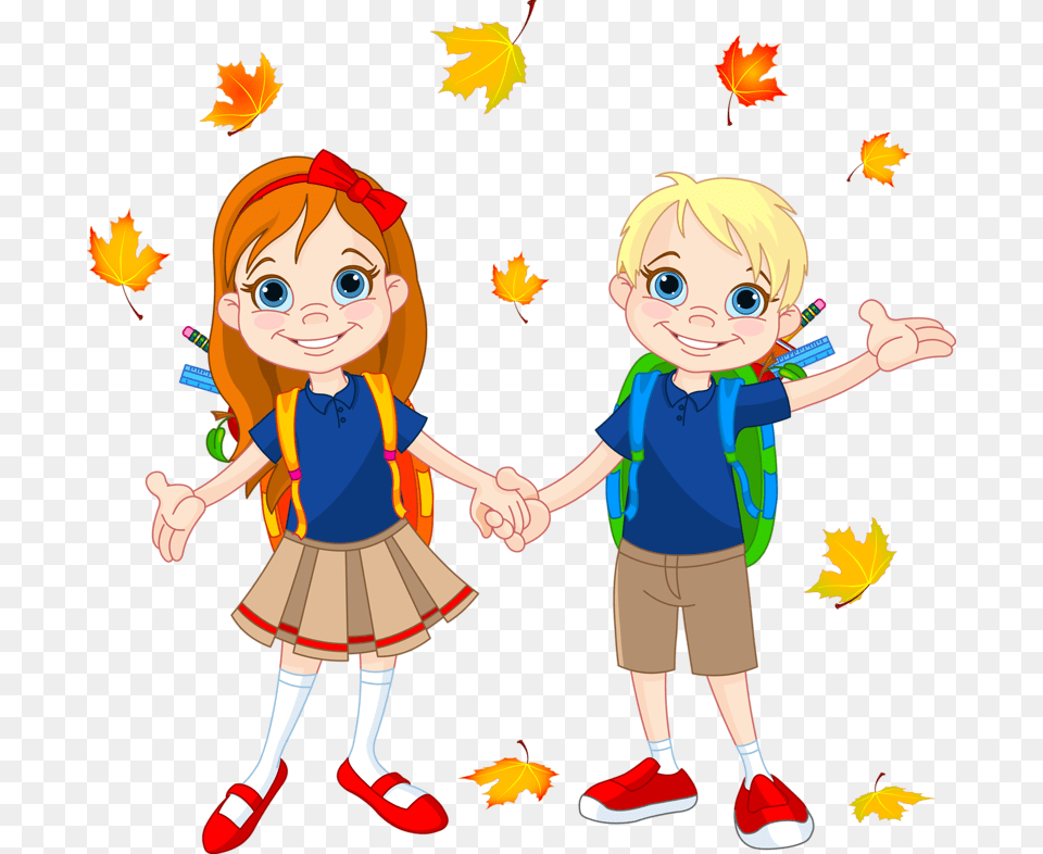 Boy And Girl, Plant, Leaf, Baby, Person Png Image