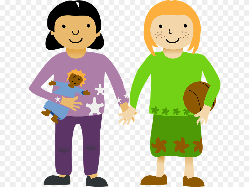Boy And Girl Cartoon Clipart Gallery, Clothing, Long Sleeve, Sleeve, Baby Png