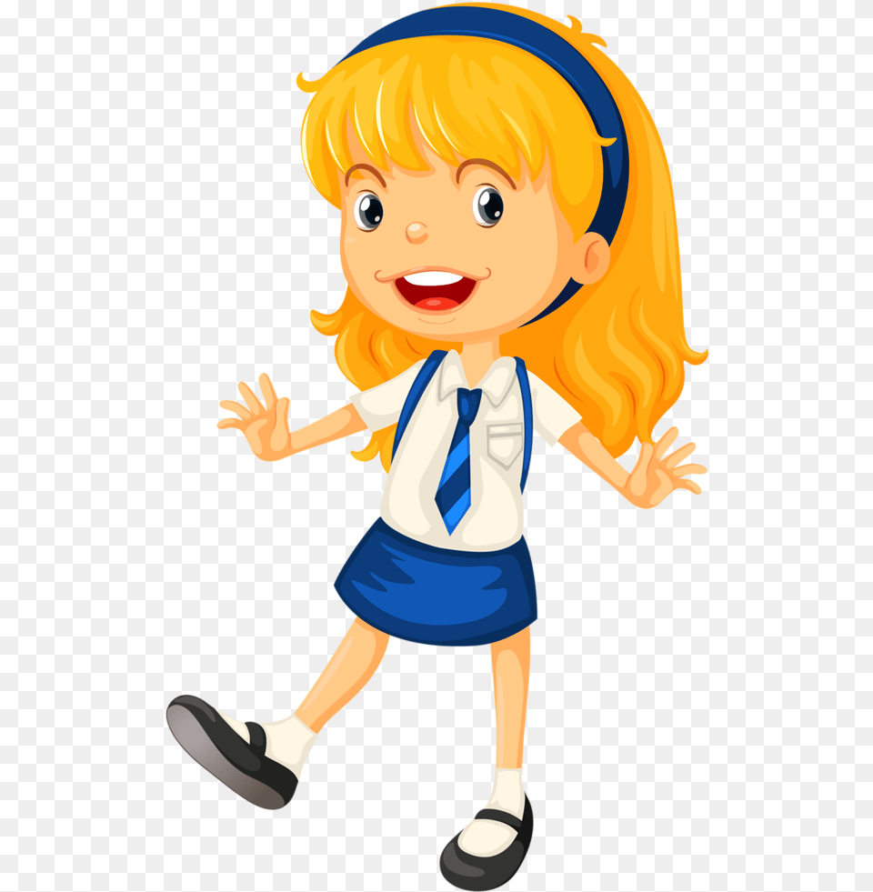Boy And Girl Clipart Uniform Get Dressed For School, Baby, Person, Face, Head Free Transparent Png