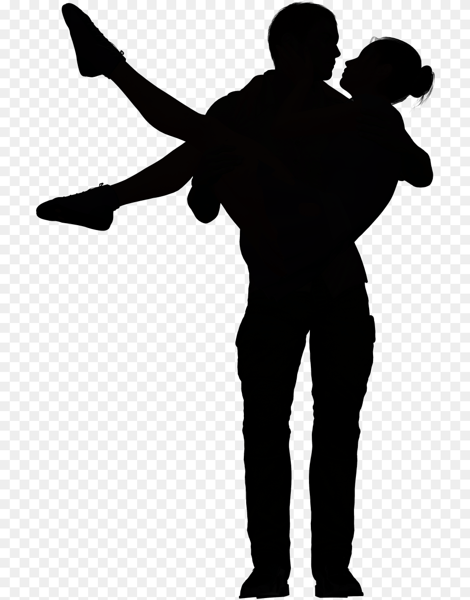 Boy And Girl Love, Dancing, Leisure Activities, Person, Silhouette Png Image