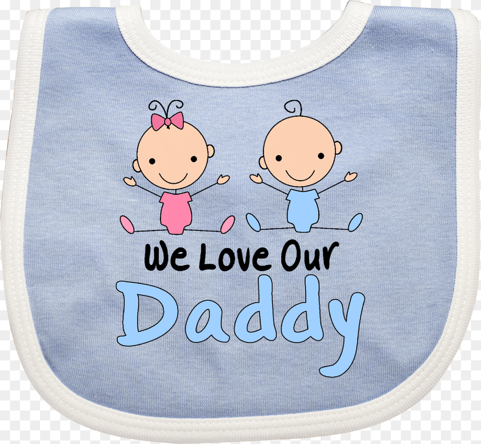 Boy And Girl Twins Transparent Baby Bib, Person Png