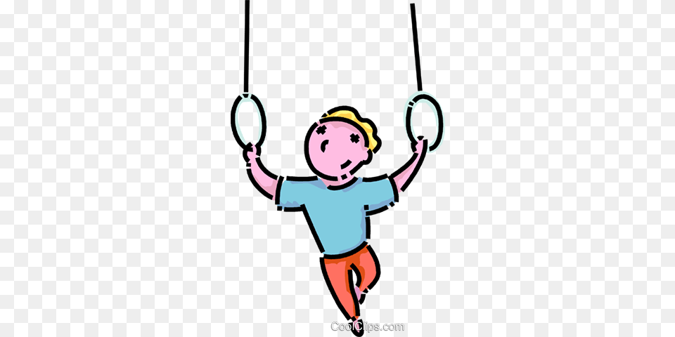 Boy And The Rings Royalty Free Vector Clip Art Illustration, Baby, Person, Outdoors, Toy Png