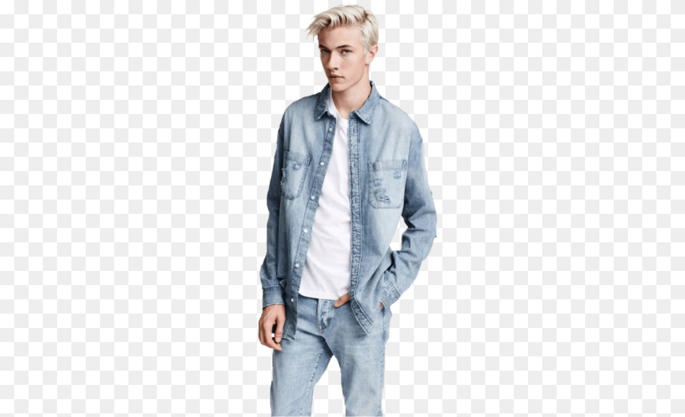 Boy And Transparent Image Lucky Blue, Jeans, Pants, Clothing, Coat Png