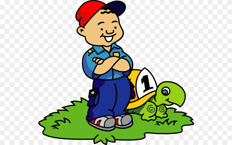 Boy And Turtle Clip Art At Vector Clip Art Online, Plant, Grass, Person, Head Free Transparent Png