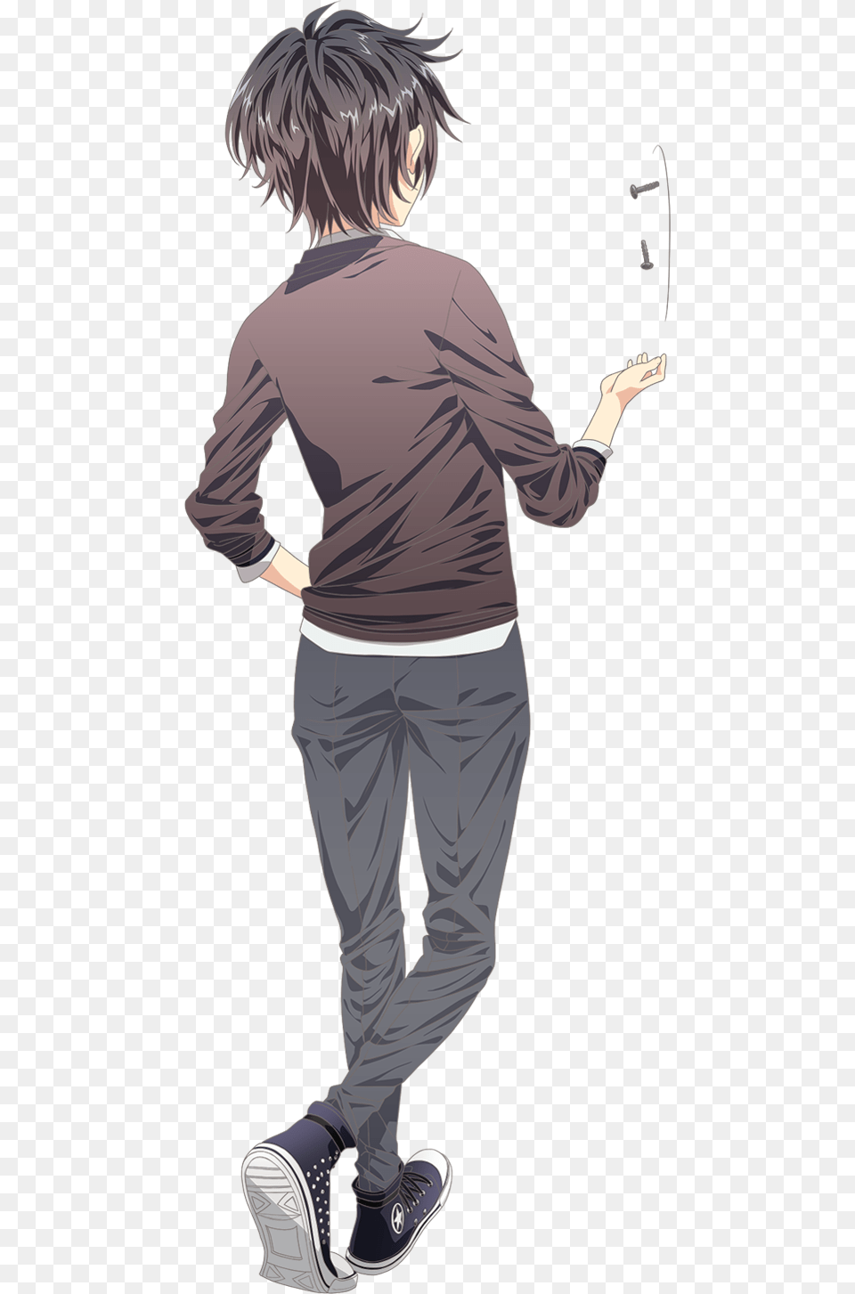 Boy Art Character Design References Character Art Anime Boy Back, Book, Comics, Publication, Adult Free Png